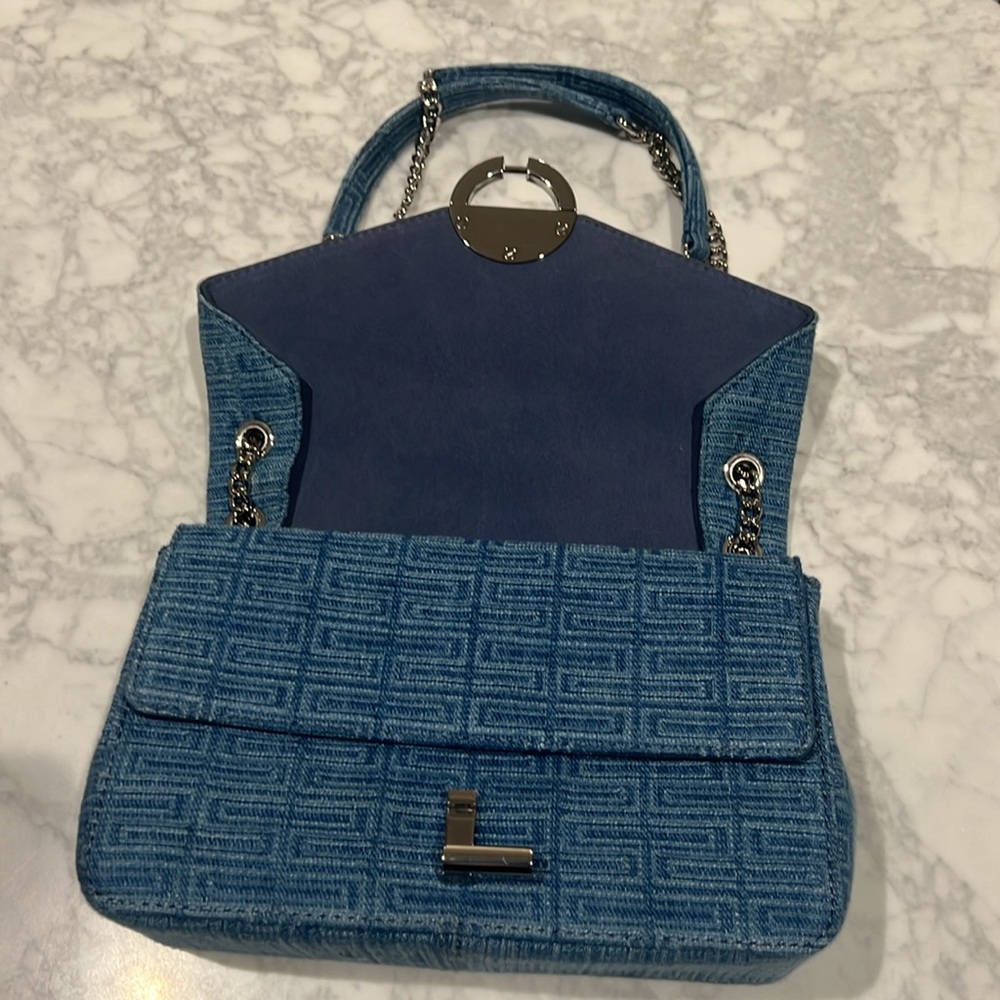 Sandro Blue Denim Shoulder/Crossbody Bag - Picture 4 of 11